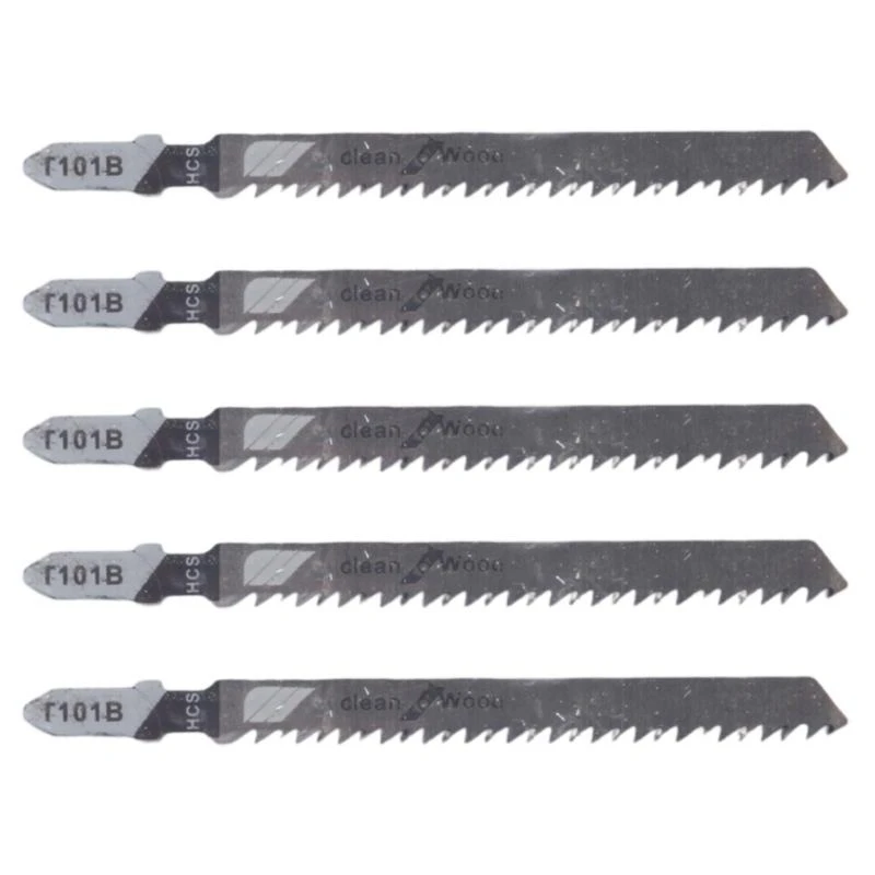 517A Высокие характеристики 5pcs t Shank Cutter инструмент, подходящий для точной резки деревянного пластикового алюминиевого