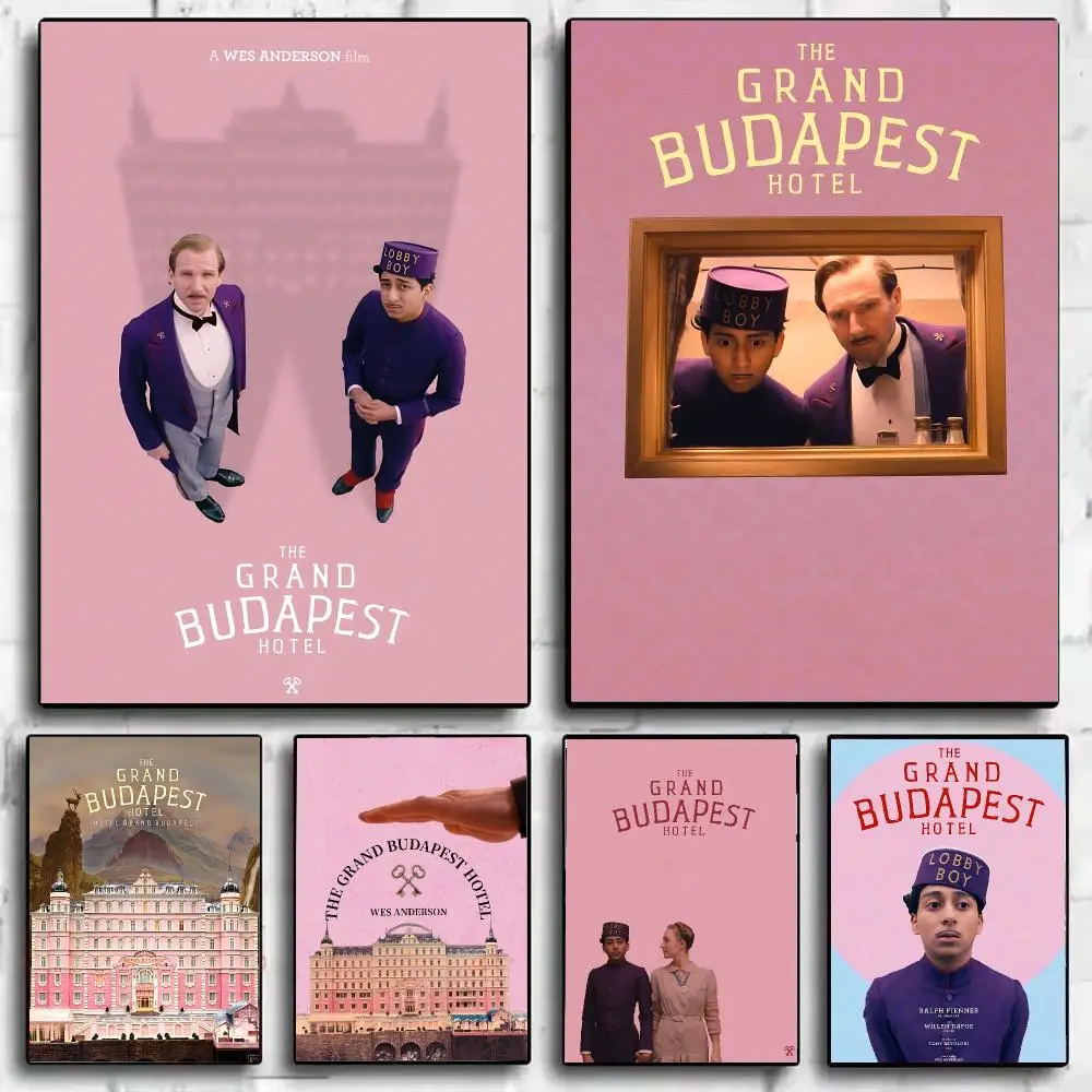 Movie The G-Grand B-Budapest Hotel Poster Wall Art Print Sticker for Bedroom Living Room Dorm Office Modern Home Decor