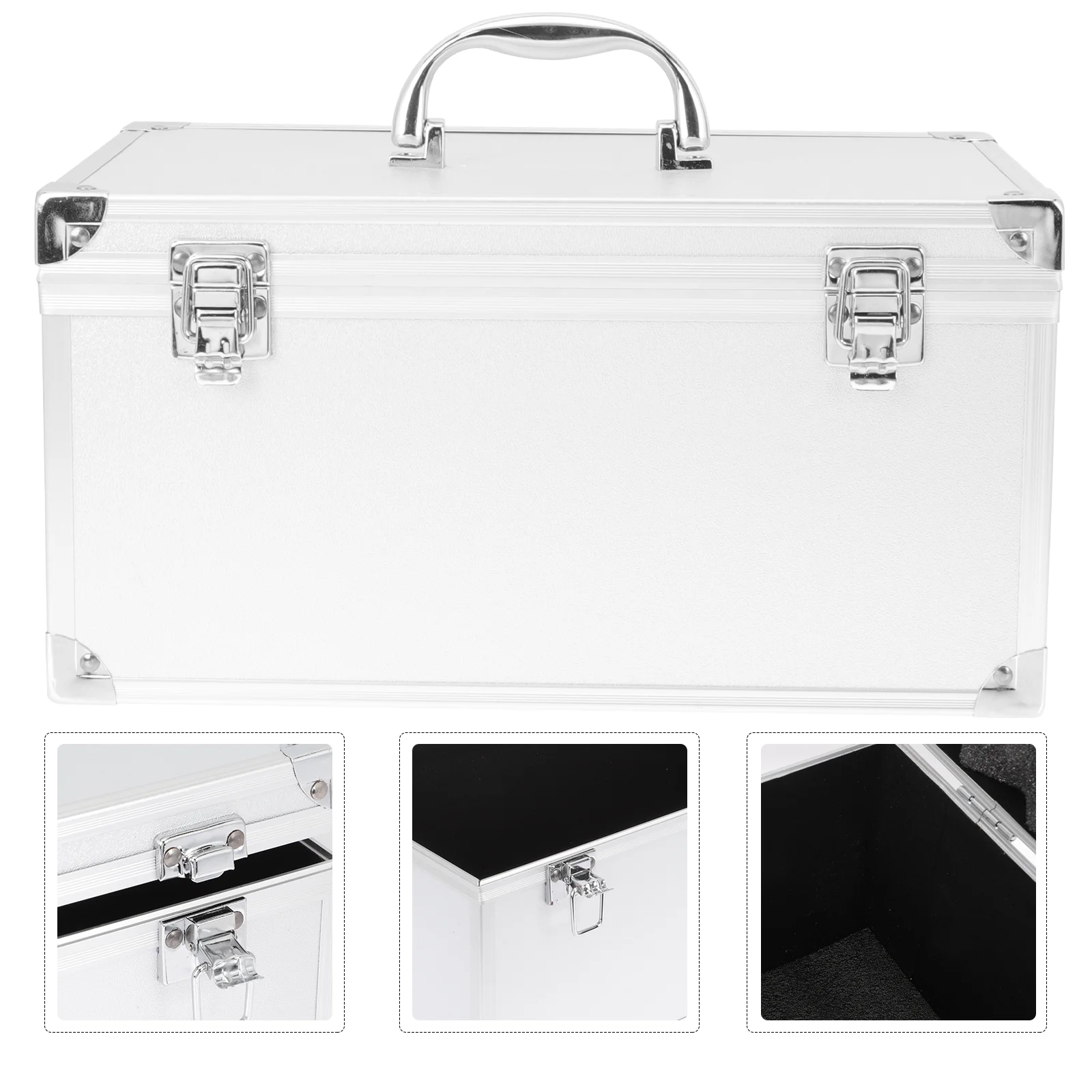 

Toolbox First Aid Case Portable Parts Metal Tools Aluminum Alloy Reliable Medicine Travel Chest Suitcases