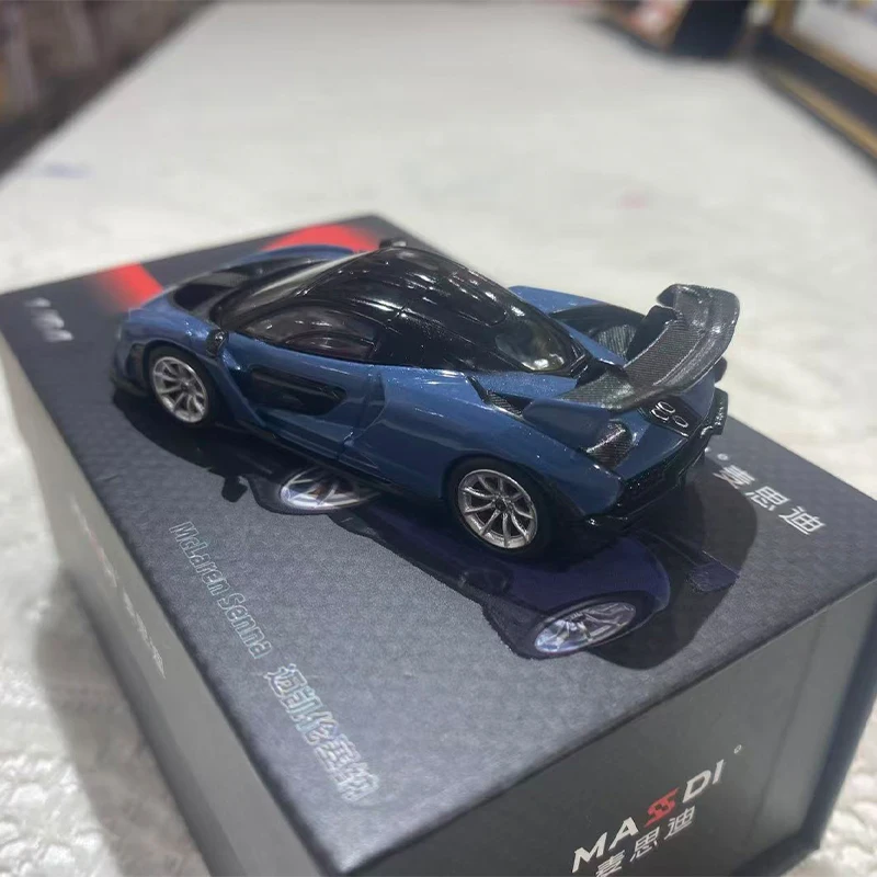 다이캐스트 오리지널 1:64 스케일 세나 합금 모델 시뮬레이션 클래식 장식 취미 기념품 선물 컬렉션 정적 디스플레이