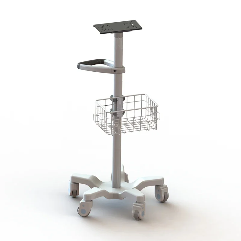 NBR-MT-03 High Quality medical 1 stand 3 inch silent casters patient 1 cart for hospital