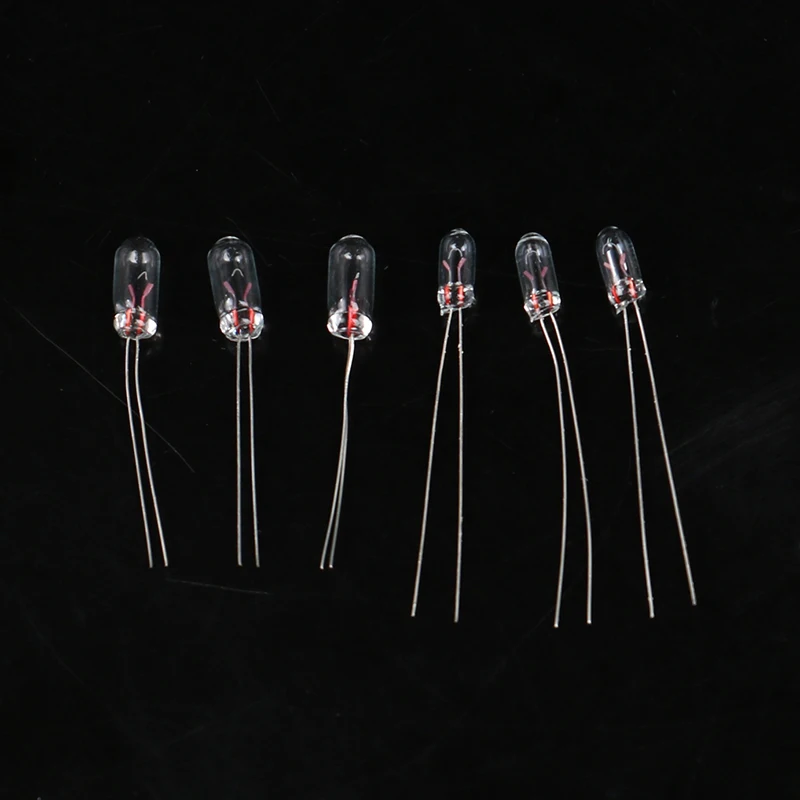 20PCS High Quality 3/4mm 6V 12V Miniature Lamp Light Bulb Edison Incandescent Filament Rice Miniature Bulb Lighting Accessories