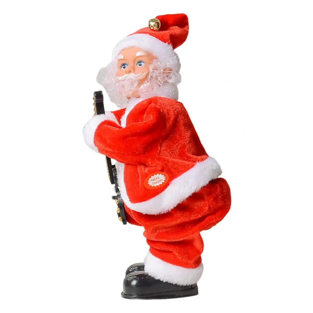 Unique Christmas Collectible Electric Santa Claus Twerking Elderly Doll Buttock Shaking Xmas Figurine Dancing for Party