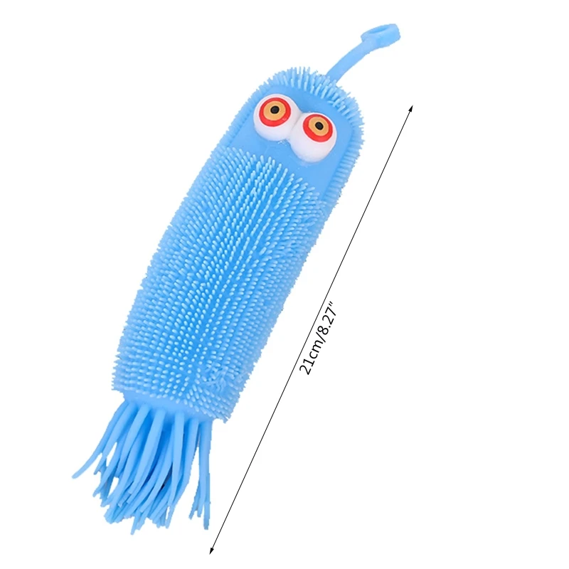 -Worms Luminous Caterpillars Toys Light Up Octopus Balls Air-Filled Sensory Toy Christmas Stocking Party Decoration Gift-*/