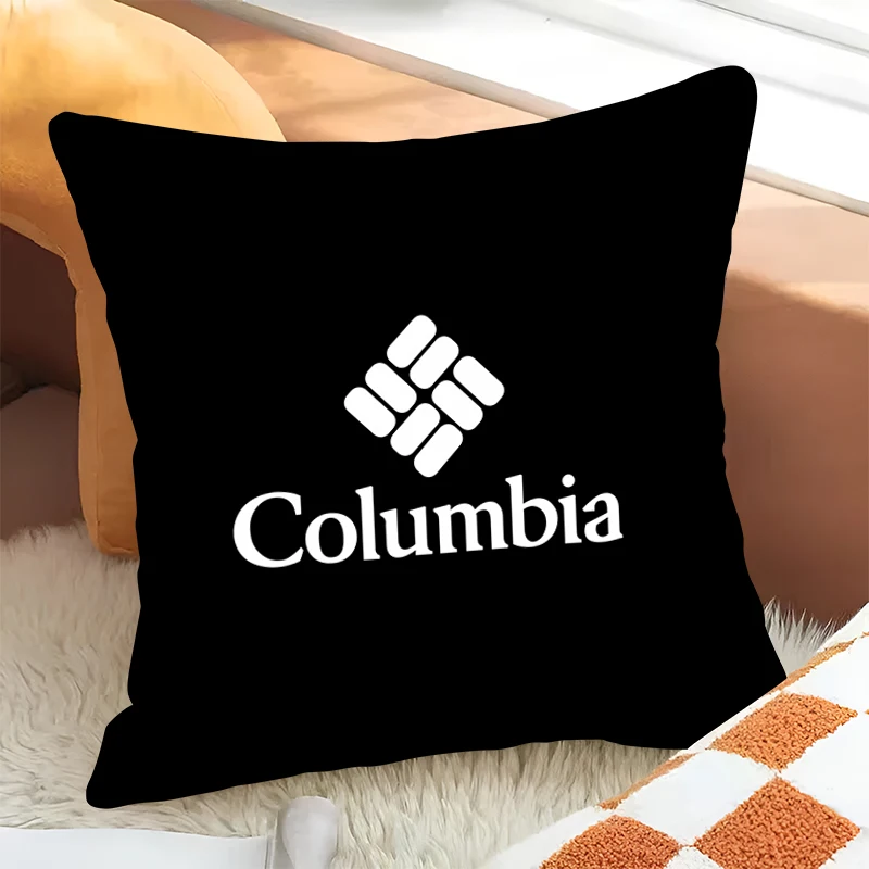 50x50cm Pillowcase C-Columbias Decoration Sofa Office Seat Car Cushion Cover Home Bedroom Soft Pillows 45x45cm Decor Pillowcases