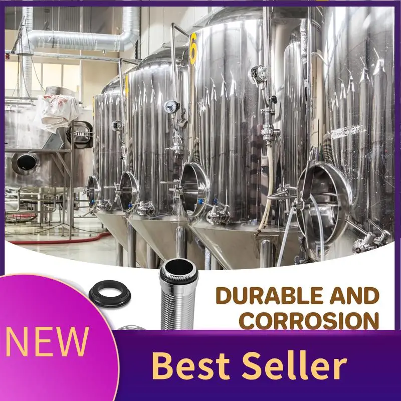 ABLU-92.5Mm Stainless Steel Elbow Shank Beer Tap Draft Beer Faucet Accessories With Diameter 8Mm For Beer Keg