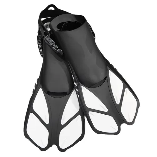 Imagen 2 del producto QYQ Zapatos de rana Aletas para adultos con hebillas ajustables Tacones abiertos Diseñados para snorkel Buceo