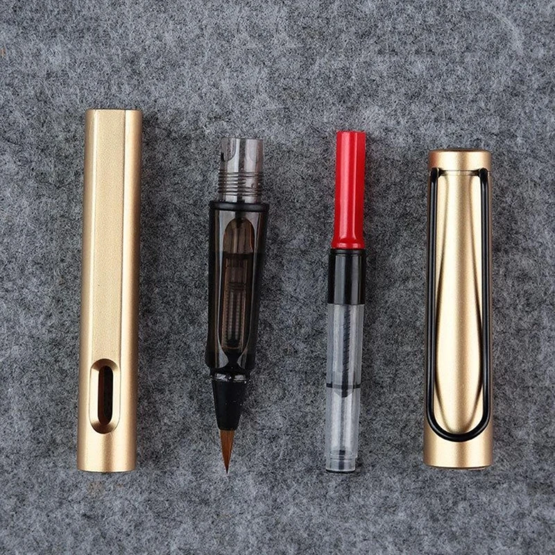 Set di penne a pennello da 6 pezzi penna per calligrafia per principianti che scrivono penne con scritte a mano per l'illustrazione della firma dell'ufficio