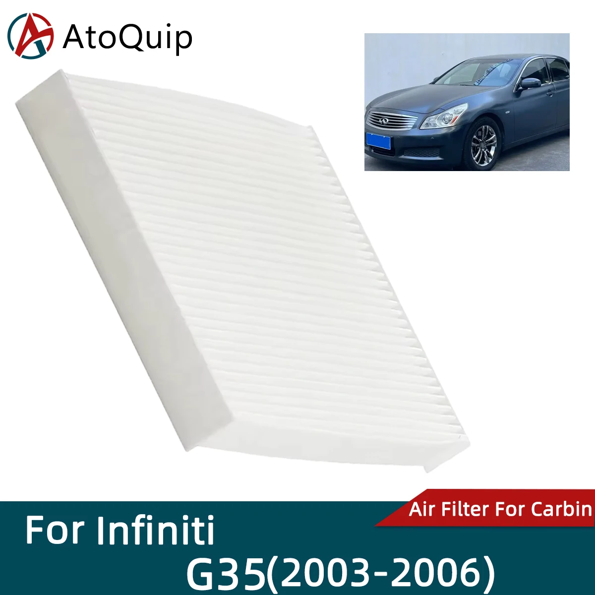 Car Cabin Air Filter for Infiniti G35 CF10140  P3784WS AFC1235 NN03162 PCF5530 042-2047 4857 3063 PA4199 F4857C  FP2141 PC5530