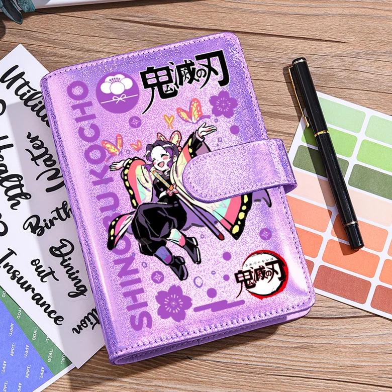 สมุดโน้ตเลเซอร์ลายดาบพิฆาตอสูร คามาโดะ เนซึโกะ ทันจิโร่ อากัตสึมะ เซ็นอิตสึ ของสะสมอนิเมะ แบบพกพา ถอดเปลี่ยนได้ แบบใบหลุด