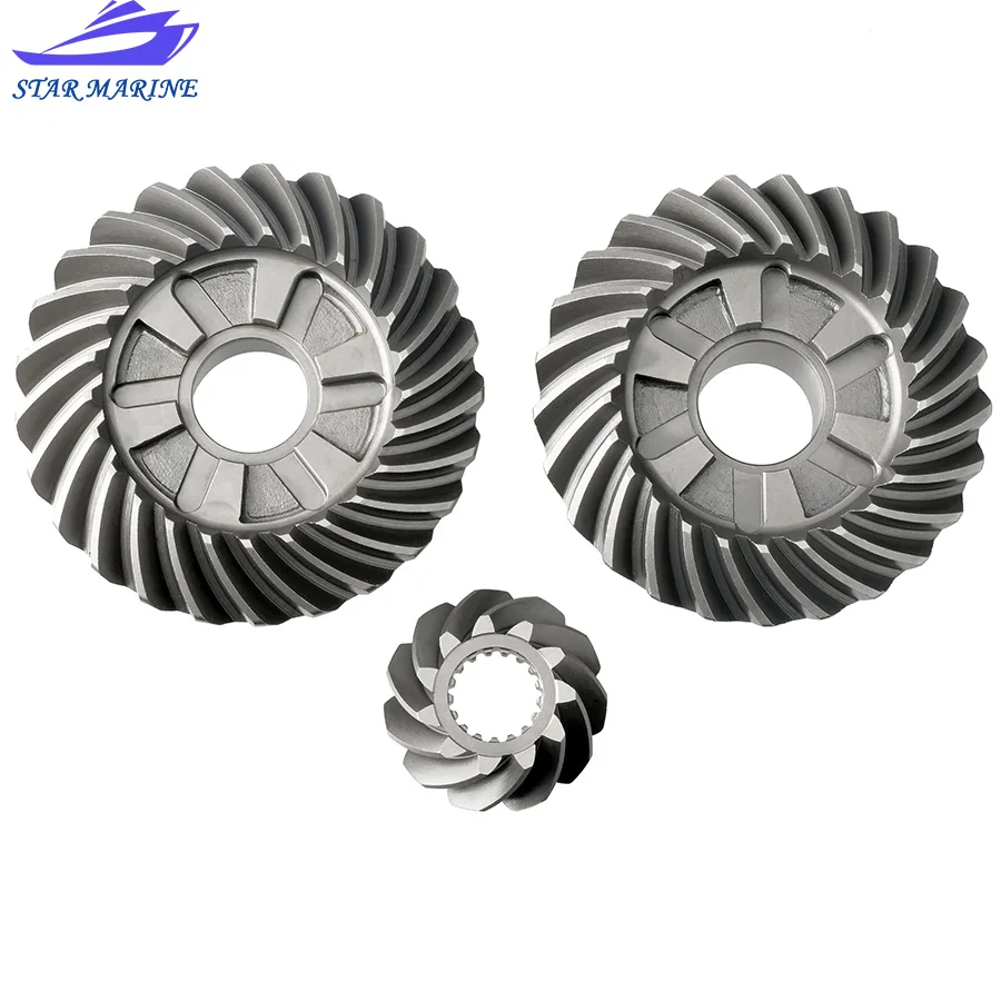 6D9 Gear Kit 6D9-45560, 6D9-45551, 6D9-45571 For Yamaha Outboard Parts 4 Stroke F75 F80 F90HP F100 25T/25T/11T