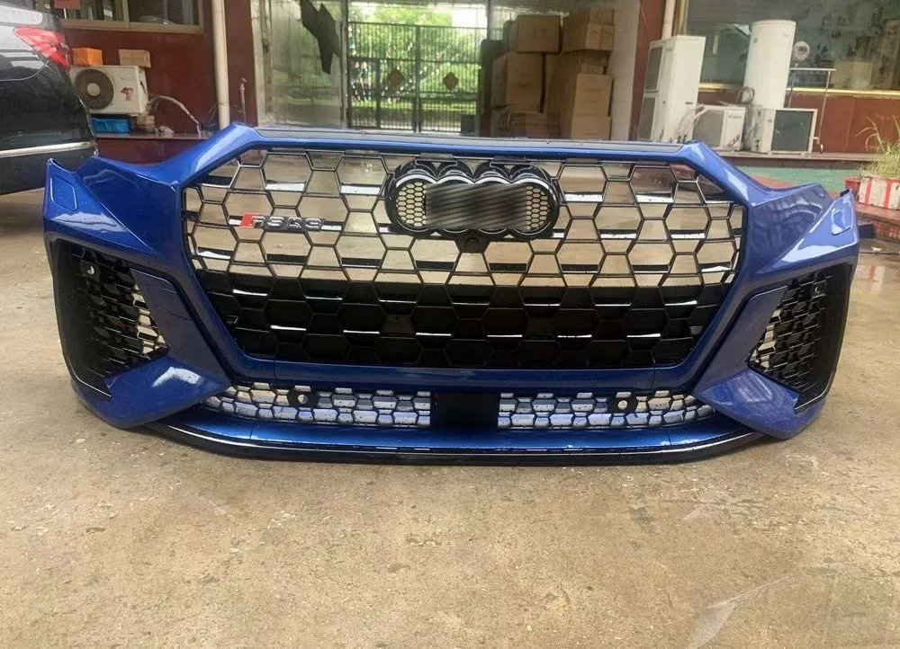 High Quality RSQ3 Car Body Kit for Audi Q3 SQ3 Front Bumper with Honeycomb Grill Made of PP ABS Material for 2020 2022 Models