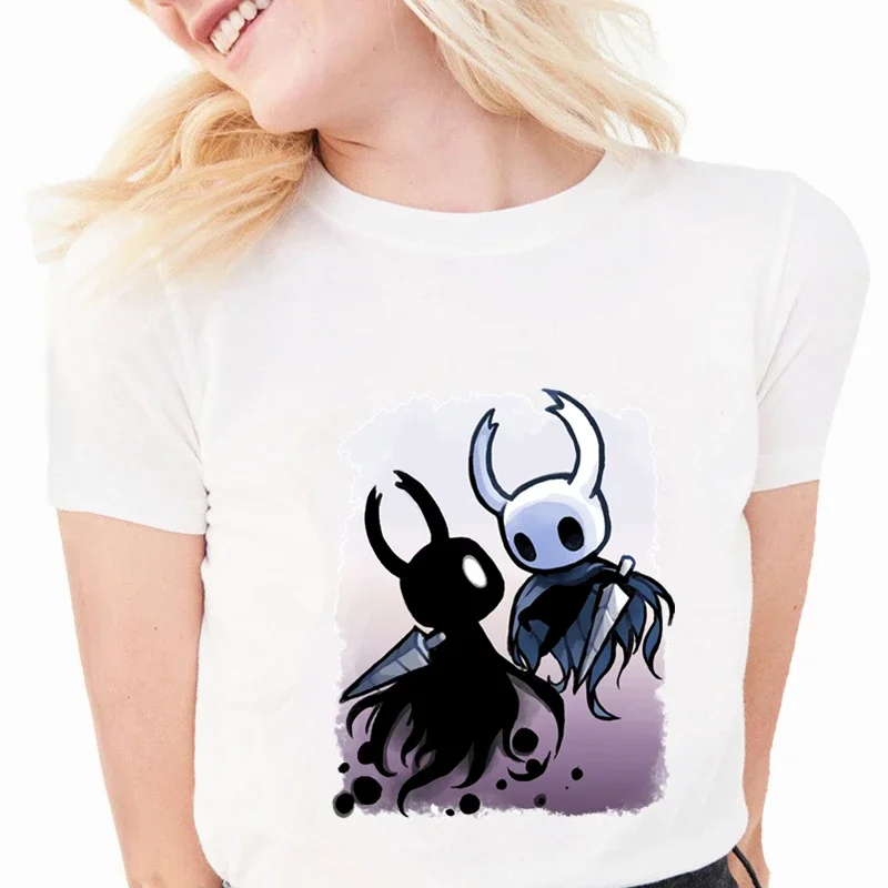 Hollow Knight T Shirt Women Female Hip Hop Female Clothes Tshirt Harajuku  Casual T-shirt