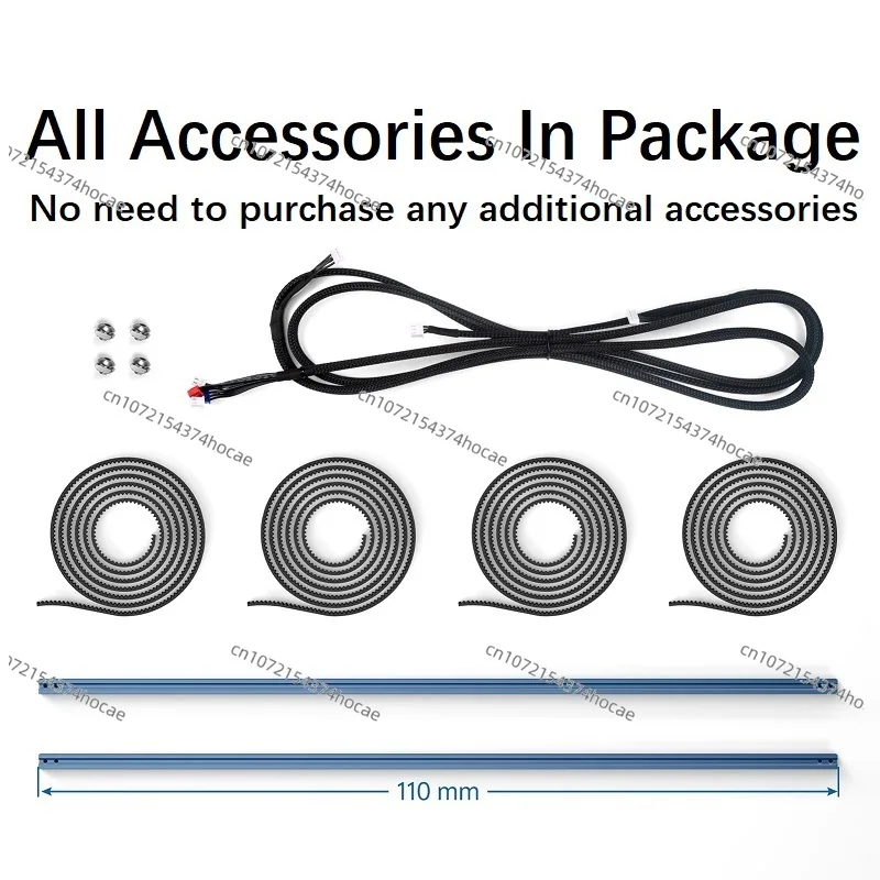 Sculpfun engraving area extension shaft kit is used to expand the s6/s6pro/s9 engraving area extension shaft