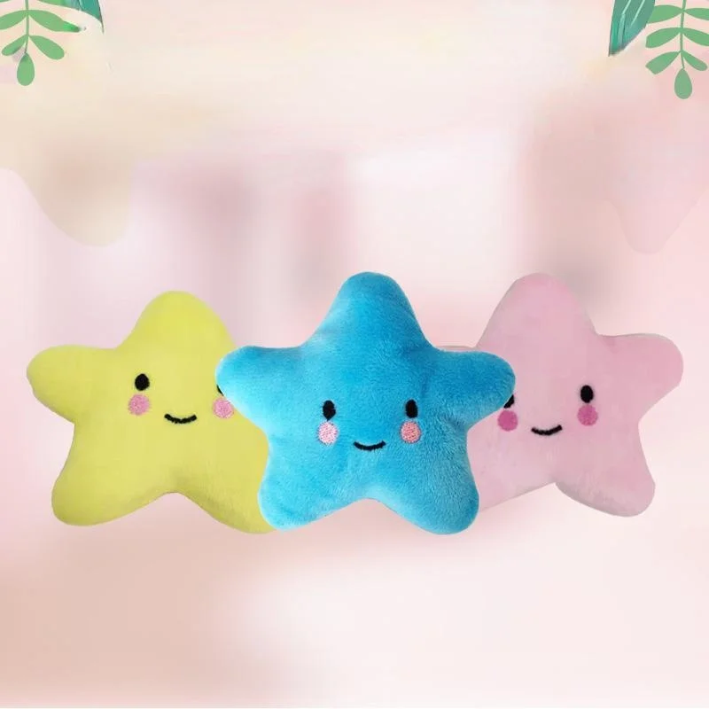 Pet Dog Plush Toys Playing Fun Sounding Pentagram Puppy Toys Pet Products игрушки для собак