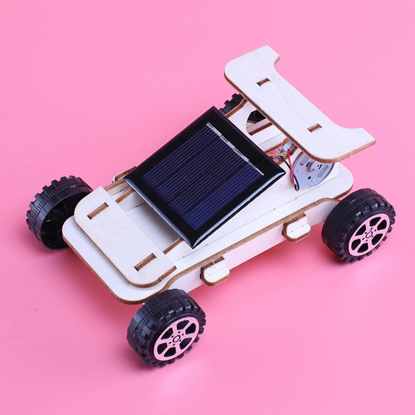 DIY Wooden Science Experiment Remote Race Car for Boys And Girls