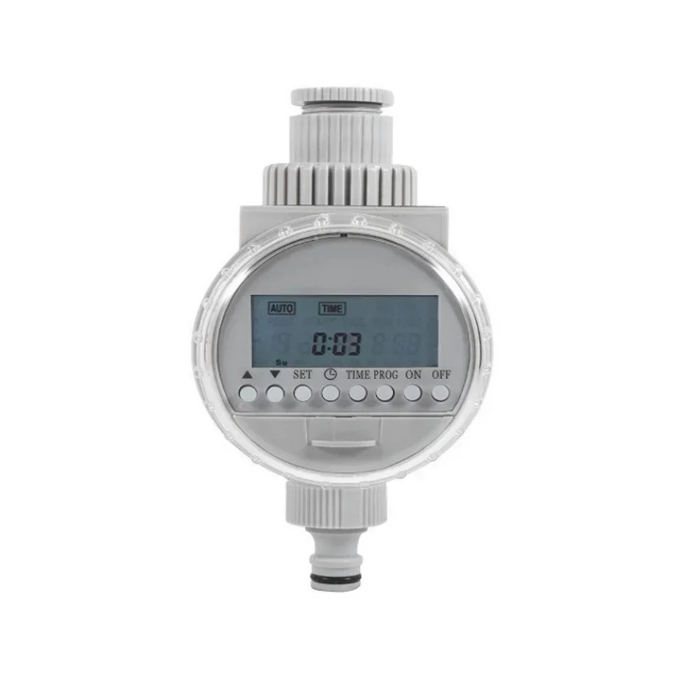 Irrigation Controller Solar Powered Auto Watering Timer with LCD Display for Garden Landscape Efficient Water Management