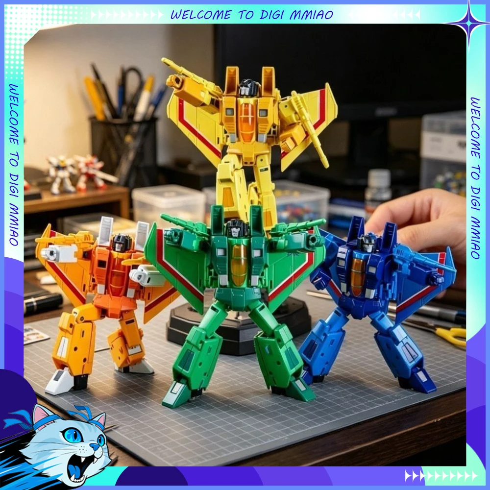 新入荷-変形ss86-vクラス-サンダークラッカー-アクションフィギュア-組み立てモデルキット-プラスチックスケルトンロボット-クリスマスギフト