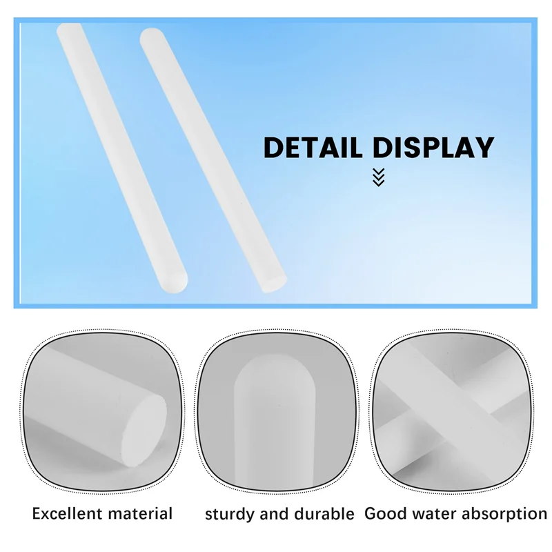 AY03-8 pçs diatomite umidade absorvente vara haste de absorção de água secagem vara diatomáceas terra dessecante para lavanderia casa
