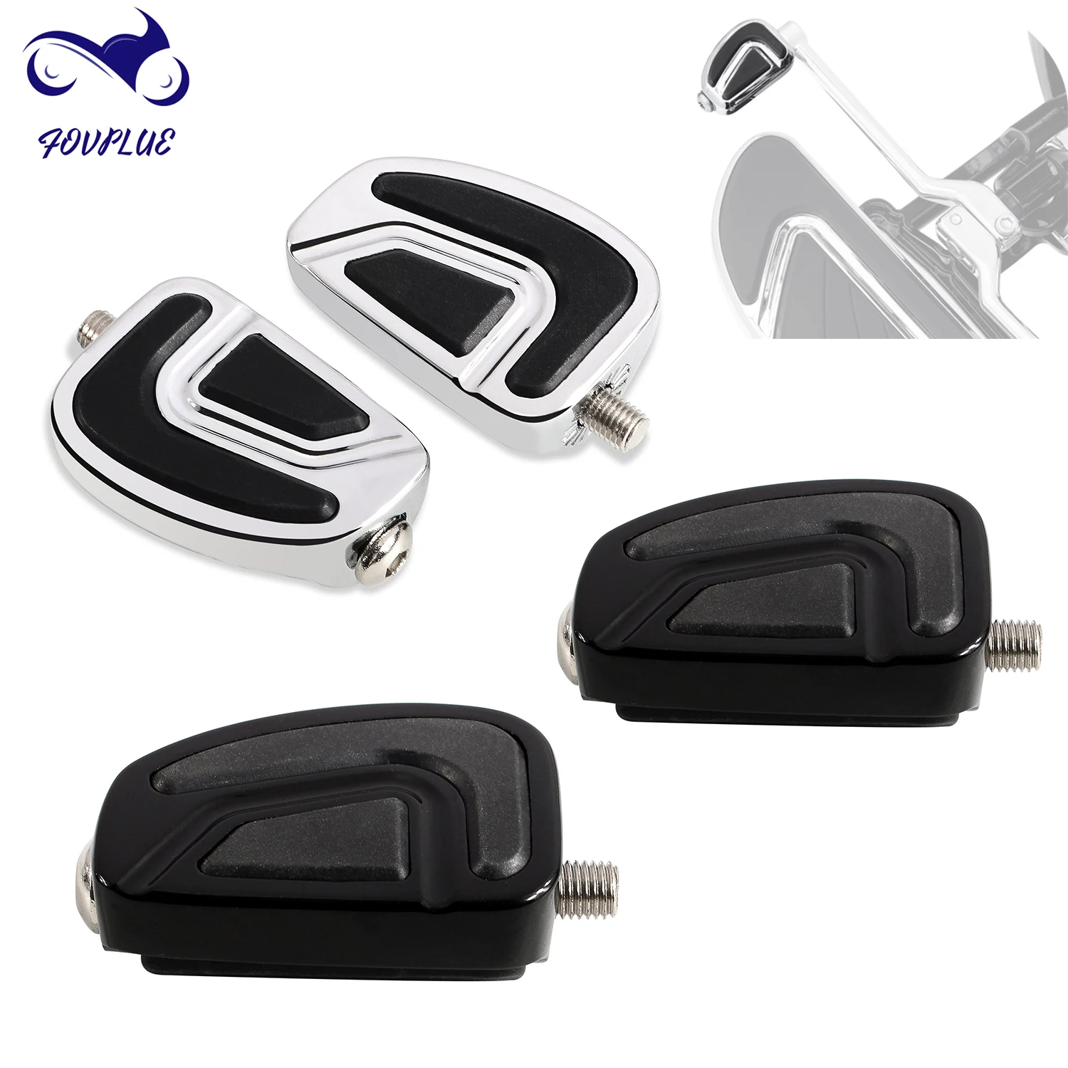 2Pcs Heel/Toe Shifter Pegs Extended for Harley Davidson All Models Touring Road Glide Street Glide Electra Glide Road King