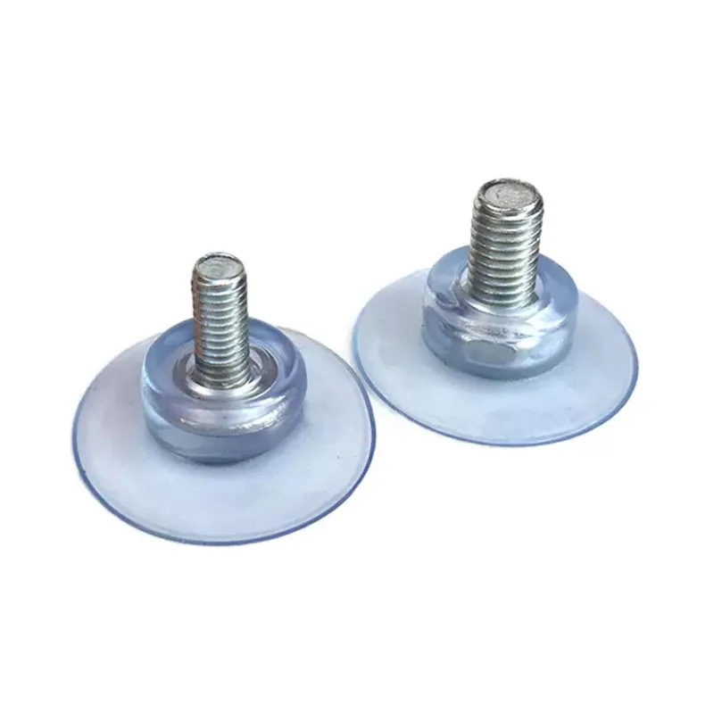 Transparent M6/M8 Screw PVC Suction Cup Wall Hook Sucker Suckers Turn Nut Glass Table Tops Storage Tool Hooks