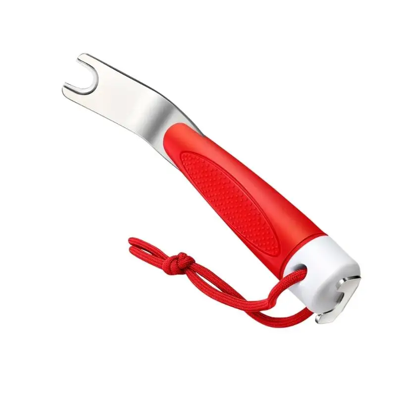 

652F Strong Vessel Cover Clip Release Tool Reinforced Metal Varnished Body Rubberized Handle