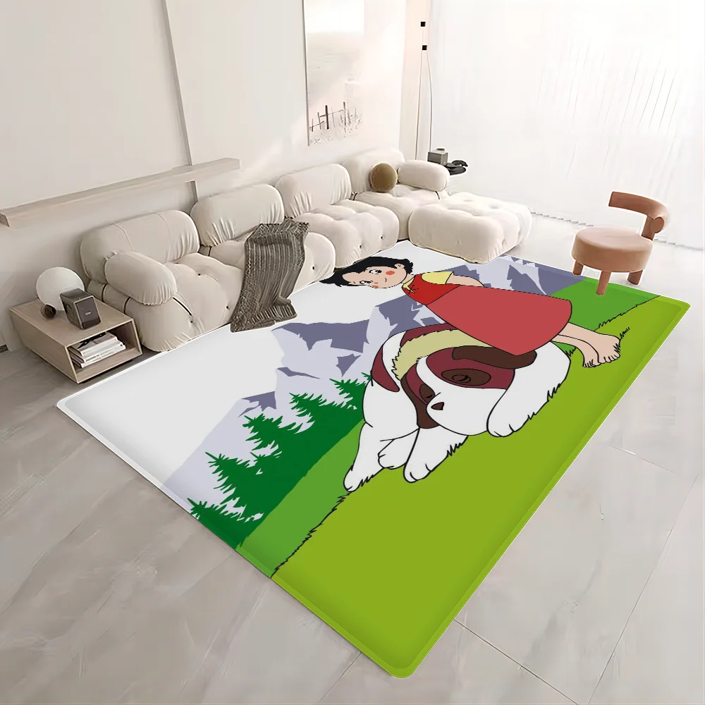 Heidi Cartoon Floor Mat Floor Mat INS Style Soft Bedroom Floor House Laundry Room Mat Anti-skid Household Carpets