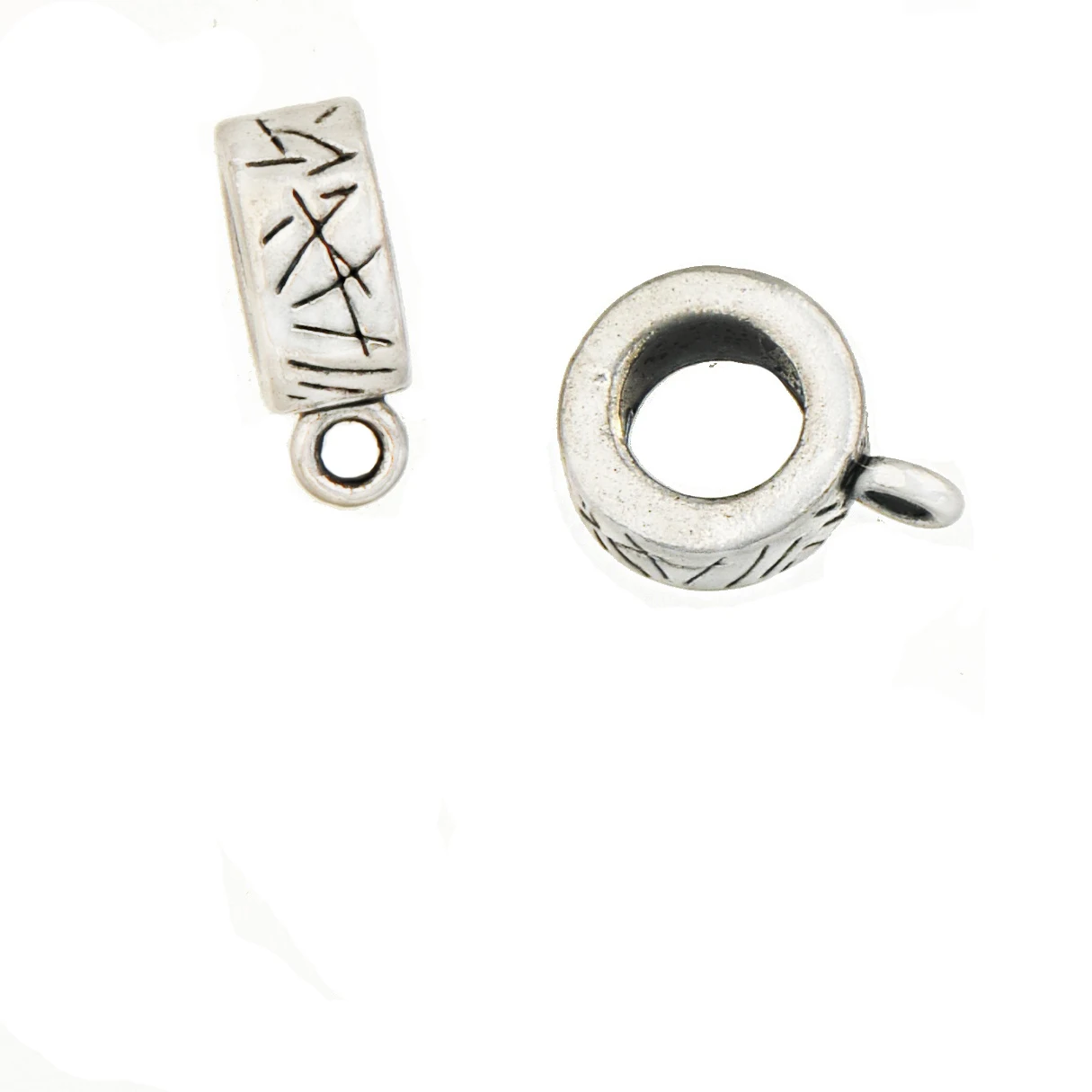 25pcs Diy Silver Jewelry Making Necklaces Neck Strap Charms Connectors Pendants Metal Findings Handcrafts Components Supplies