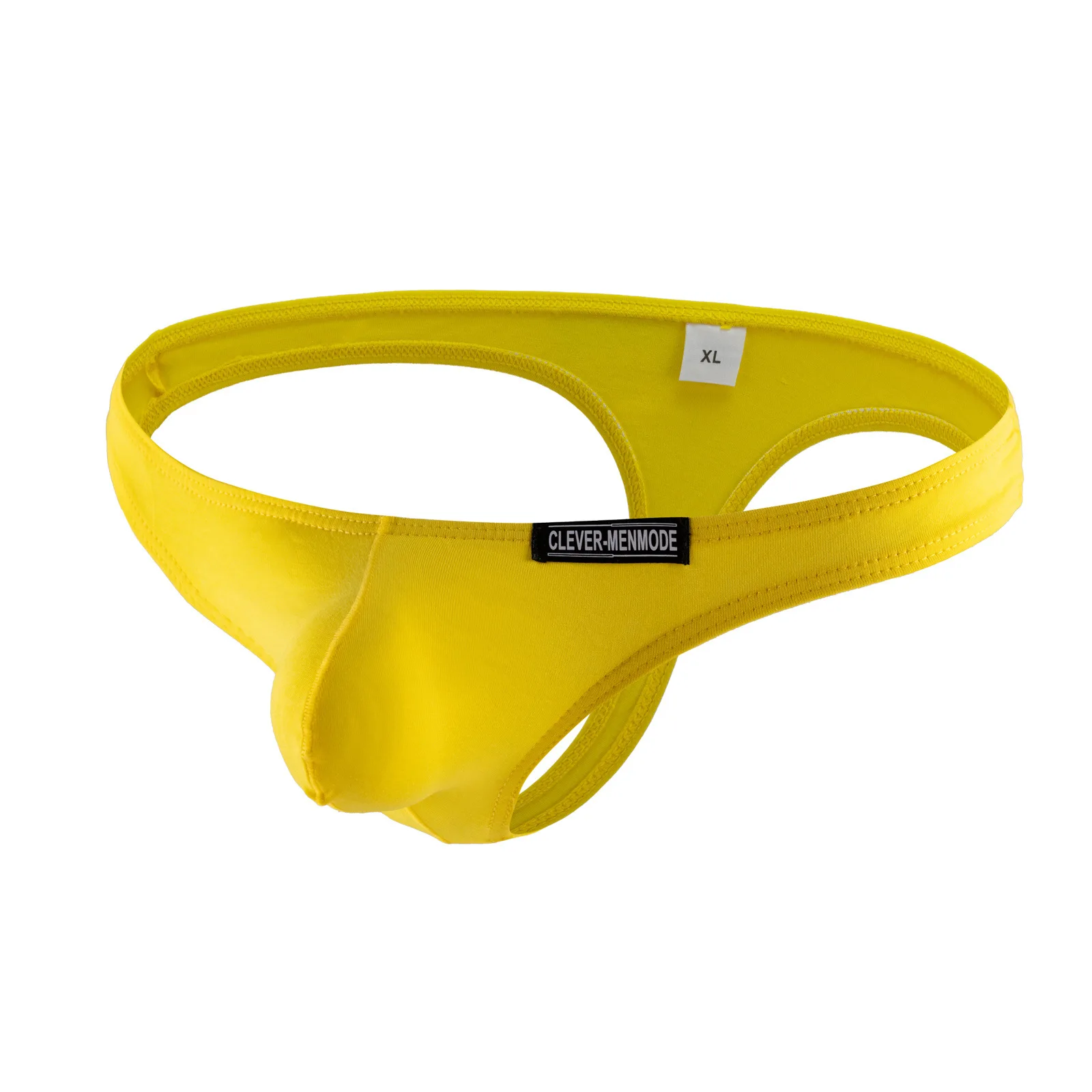 Хлопковые стринги с Т-образной спинкой для мужчин, сексуальные стринги с низкой посадкой и U-образной выпуклой сумкой, эротические трусы с открытыми ягодицами, эластичные удобные трусики