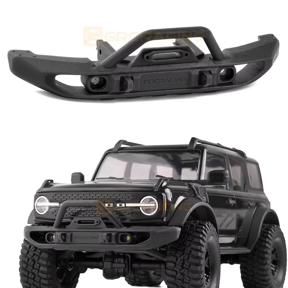 

Для радиоуправляемого гусеничного автомобиля 1/18 Traxxas Trx4-m Bronco Trx4m, обновленные аксессуары, передний бампер, 3d печать