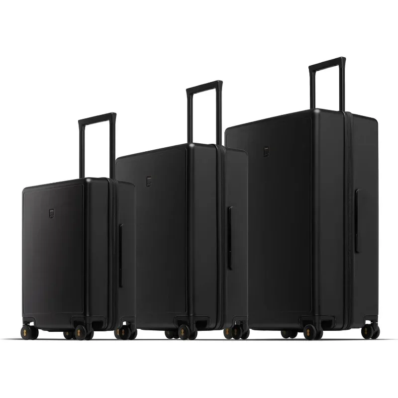 LEVEL8 Elegance Matte Luggage Set, 20 Inch Carry on Luggage, 24&28 Inch Large Luggage Lightweight Hardside Suitcase