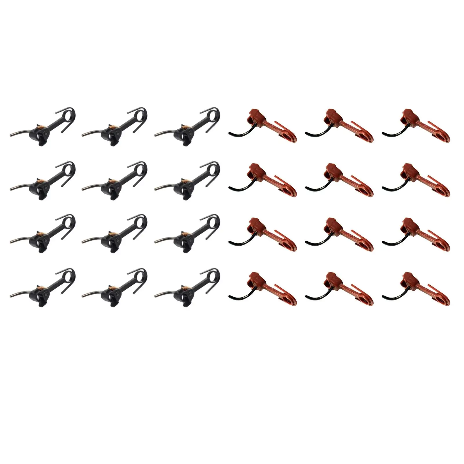 12Pcs Train Coupler Universal Knuckle Couplers Train Hook Hobby Train Accessory HO Scale Hook for Model Train Accessories