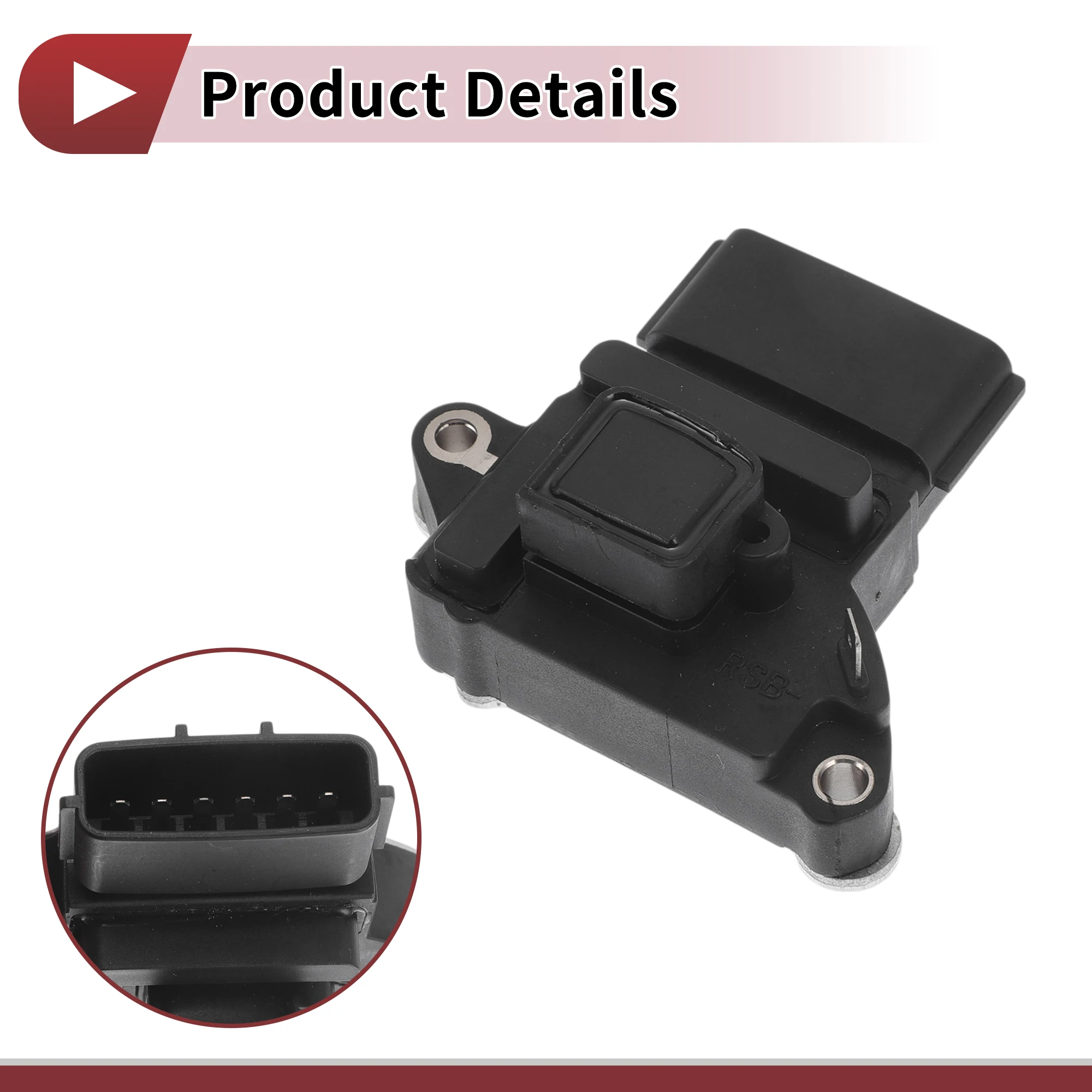 UXCELL No.RSB56 وحدة إشعال السيارة وحدة التحكم في إشعال السيارة لنيسان فرونتير 2002-2004 بلاستيك معدني أسود