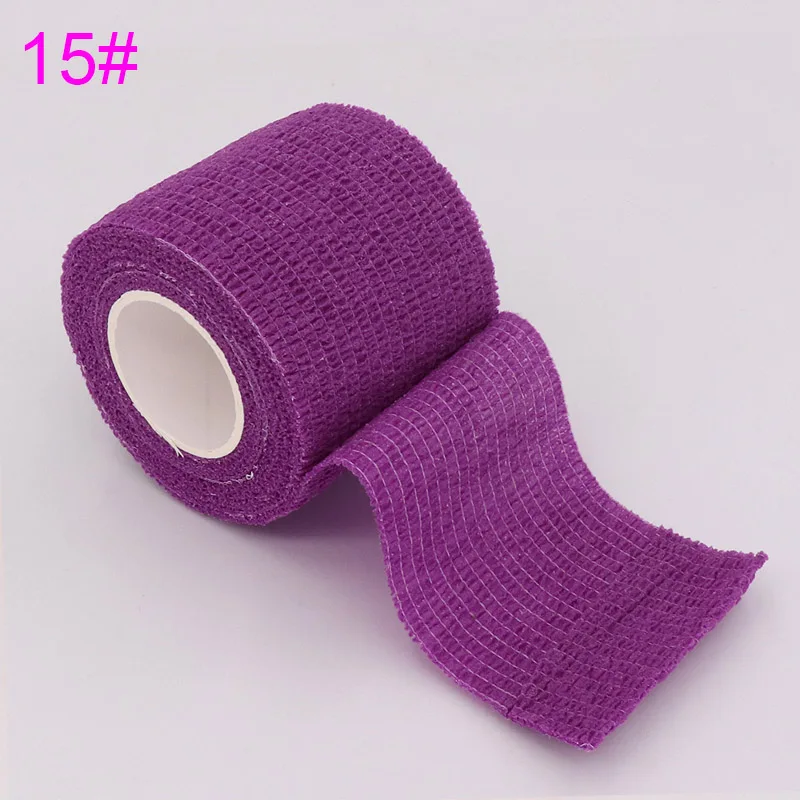 Purple Athletic Wrap Tape Self Adhesive Elastic Bandage 4.8m Elastoplast Sports Protector Knee Finger Ankle Palm Shoulder