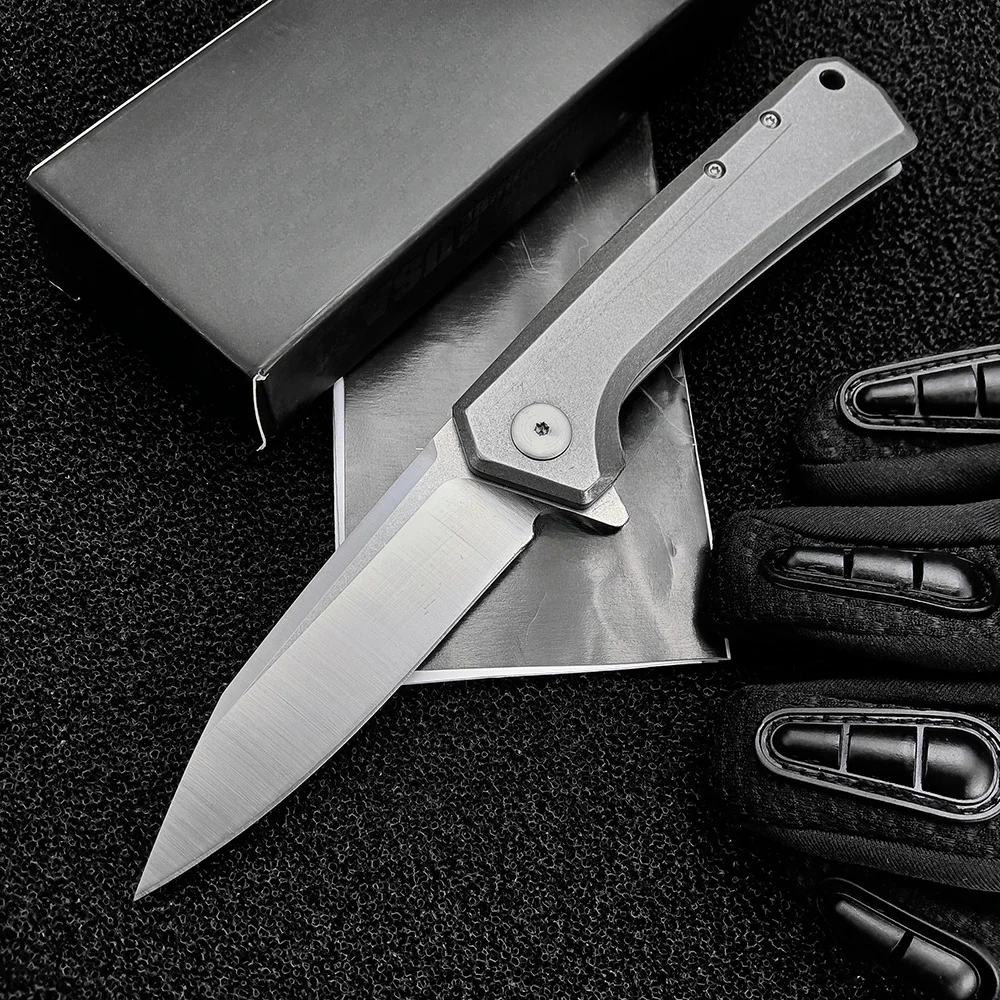 

Outdoor Self-defense Tactical Folding Knife Knife Camping Wilderness Survival Knife Deep Clip Flipper Ball Bearing Pocketknife