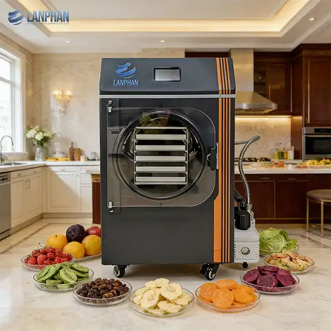 New Arrival Hfd-5S Home Freeze Dryer Lyophilizer 0.5m Area Digital Control Energy Food Processing