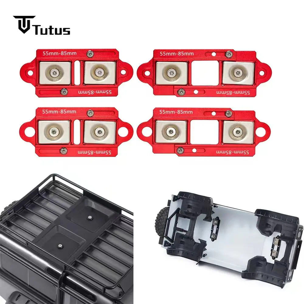 

Регулируемое магнитное крепление на корпус 55-85 мм, 4 шт. для 1/10 RC Crawler TRX4 SCX10 90046 MST CFX TRX6