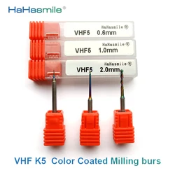 VHF Milling Burs 0.6/1.0/2.0mm For K5 Cad Cam Open System Machine Milling Block Coating