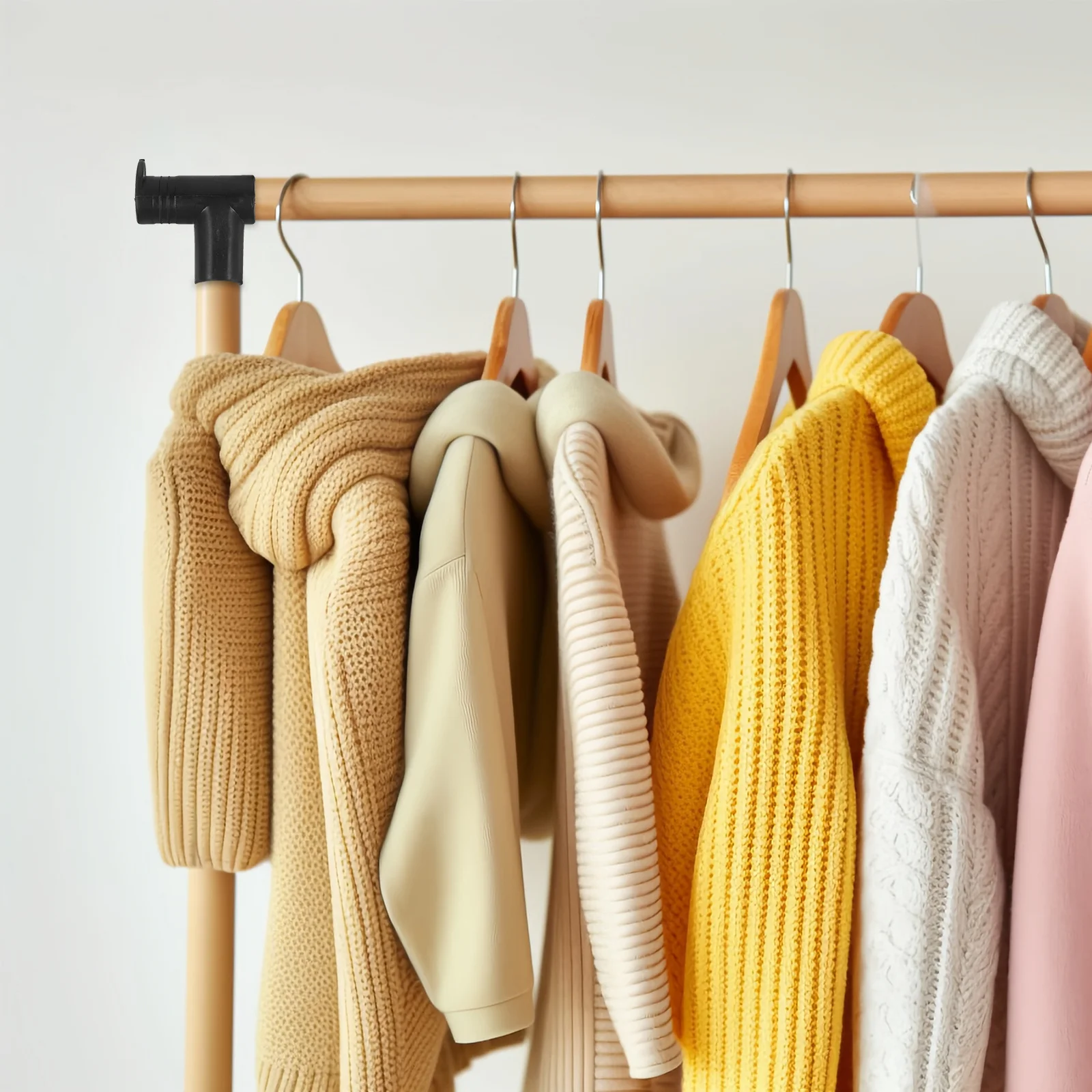 

2pcs Right Angle Clothes Joints Plastic Connector For Drying Rack Replacement Kit Bedroom Living Room Clothes Drying Rack