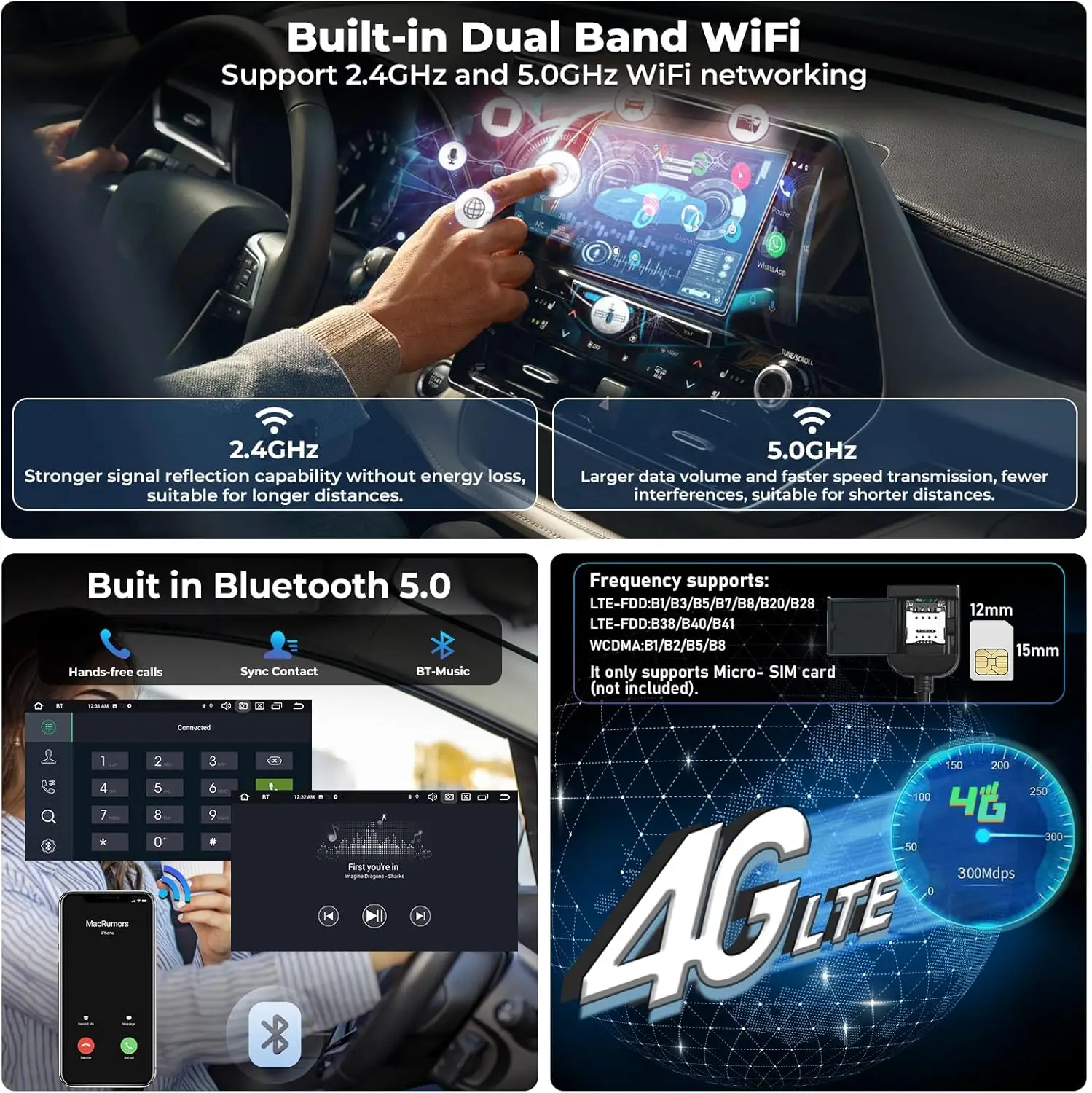 أندرويد 14 راديو السيارة لسيارات BMW E90 E91 E92 E93 3 سلسلة اللاسلكية Carplay السيارات الوسائط المتعددة ستيريو مشغل فيديو رئيس وحدة GPS Navi BT #4