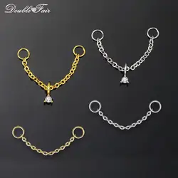 1PC Handmade Matching Tassel Long Chains Connector Accessories For Earring Helix Lobe Daith Earrings for Women Jewelry CC162