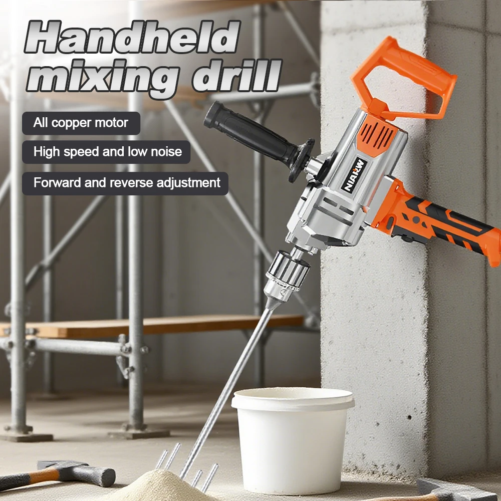 Electric Diamond Core Drill Mixer Concrete Core Drill Machine Multi-Functional Mortar Mixer Putty Mixing Diamond Core Drill