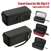 EVA Hard Case for JBL Flip 6 Flip 5 Wireless Bluetooth Speaker Box Accessories Protective Carrying Bag Portable Storage Cover