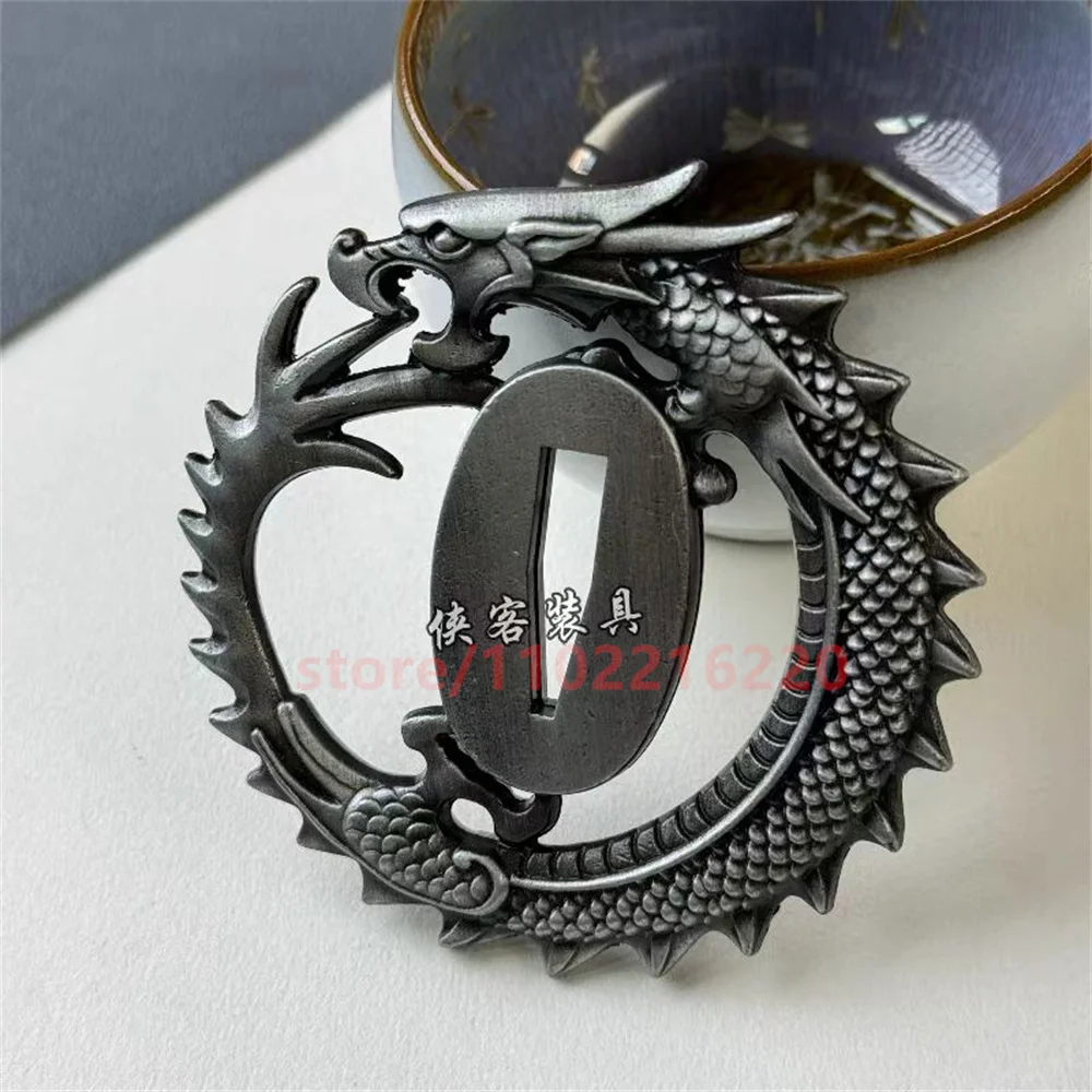A Set Very Cool Alloy Tsuba Handguard Fuchi Kashira Menuki Habaki Seppa For Japanese Real Japan Samurai Katana Sword Fittings