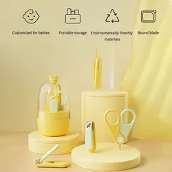 Kit de toilettage pour bébés, coupe-ongles pour bébés, soins pour enfants, nouveau-né, ensemble de ciseaux