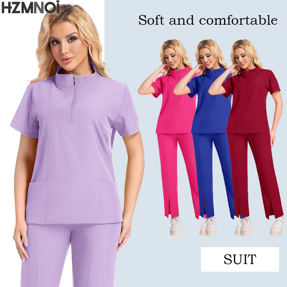 New Medical Nurse Uniforms Work Clothes Medical Hospital Uniforms Surgical Nurses Work Clothes Spa Clinical Beauty Work Clothing