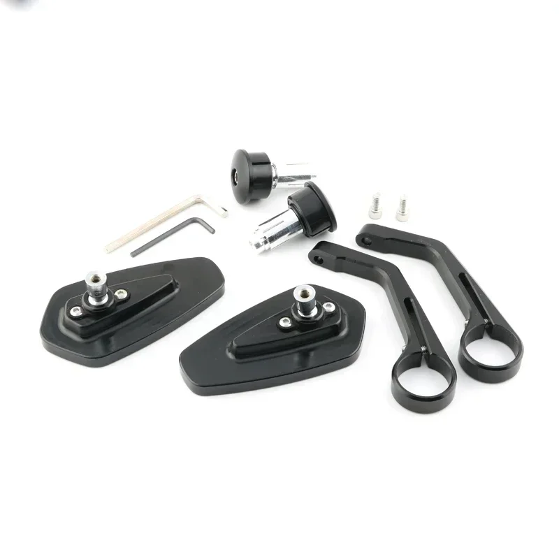 Антивибрационные зеркала для мотоцикла 7/8 дюйма — универсальная легкая универсальная посадка из алюминиевого сплава (совместимость с Yamaha)