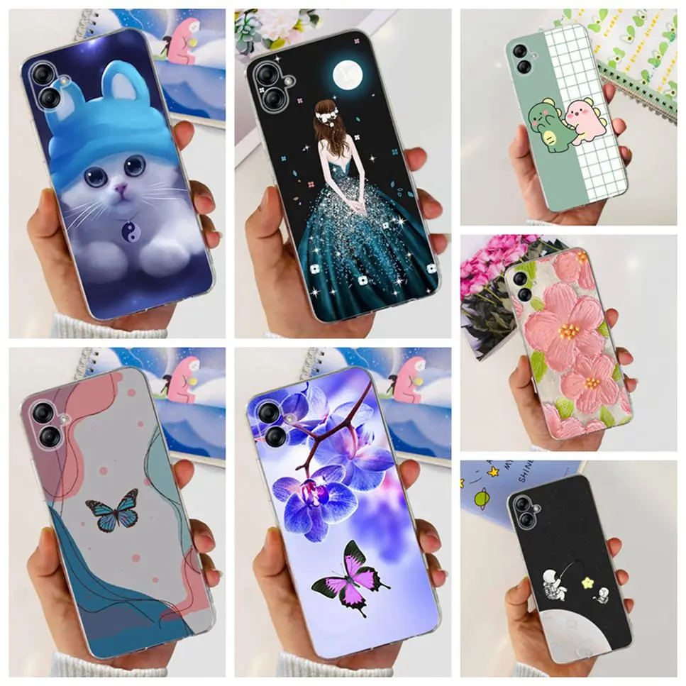 لينة سيليكون الحال بالنسبة لسامسونج غالاكسي a04e sm-a042f ، وحالة الهاتف الوفير ، لمجرة a04e m04 f04 ، جديد