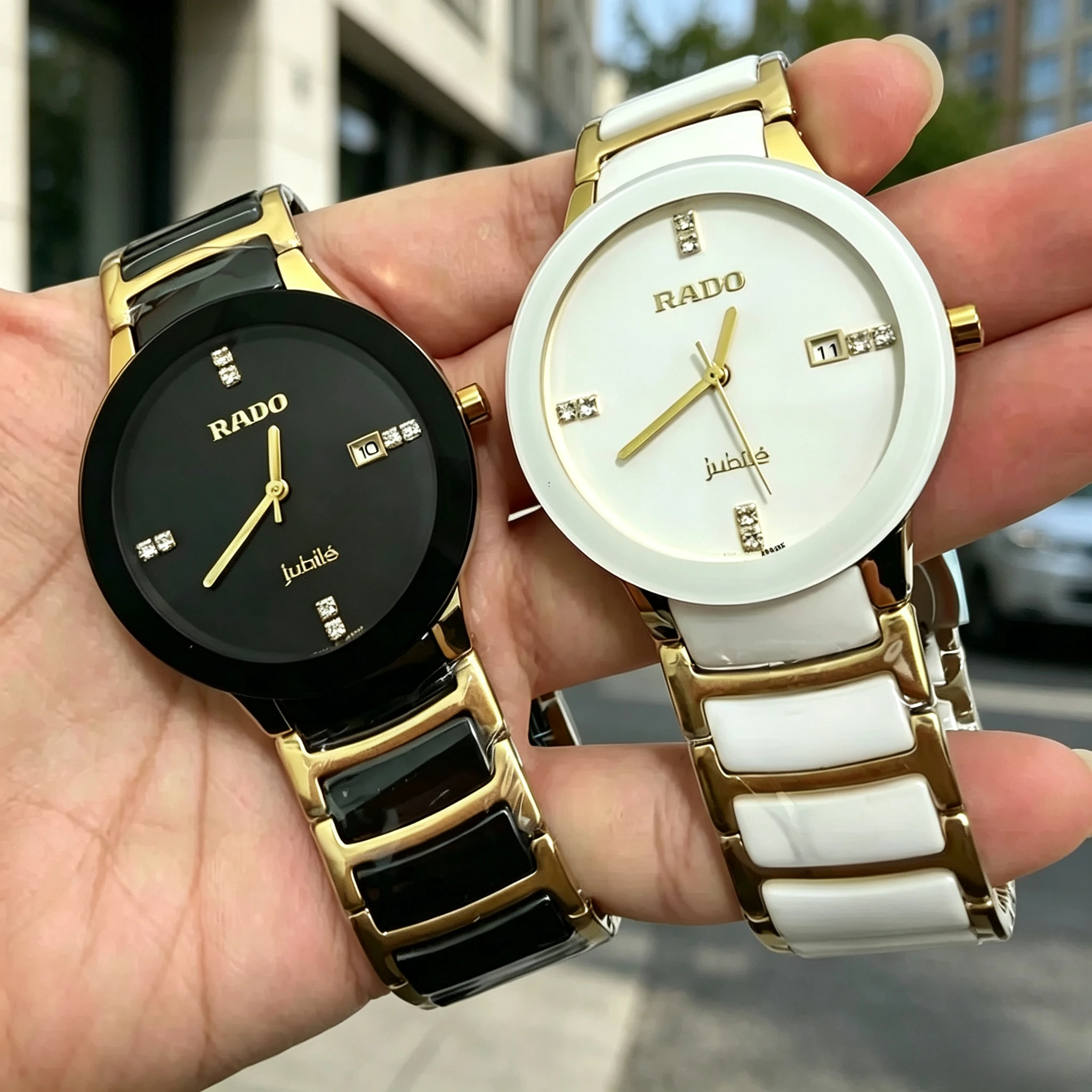 Wunderschöne Original-Markenuhren von Rado für Herren und Damen, luxuriöse Keramikuhr, 38 mm/28 mm, einfache Damenuhr, hochwertige AAA-Herrenuhren