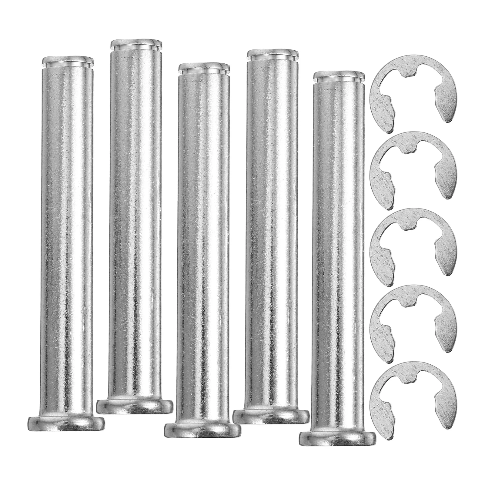 

5pcs Stainless Steel Shelf Pins Heavy Duty Drop Silver Locking Locating Wear Resistant Easy Installation Universal Design